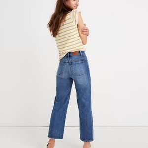 NWT!! Madewell Slim Wide Leg in Garrett Wash Sz 24